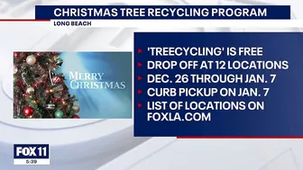 Tree recycling offered at 12 Long Beach locations