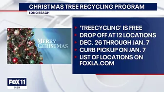 Tree recycling offered at 12 Long Beach locations