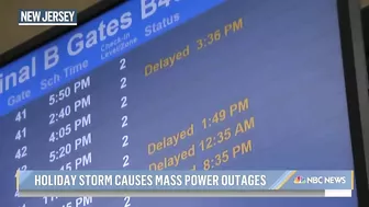 Holiday Storm Causes Mass Power Outages, Travel Delays