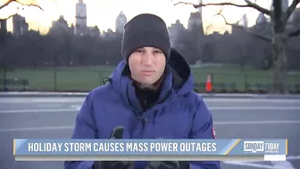 Holiday Storm Causes Mass Power Outages, Travel Delays