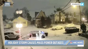 Holiday Storm Causes Mass Power Outages, Travel Delays