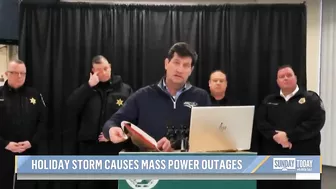 Holiday Storm Causes Mass Power Outages, Travel Delays