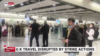 UK travel in turmoil as strike actions continues