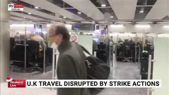 UK travel in turmoil as strike actions continues