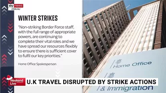 UK travel in turmoil as strike actions continues