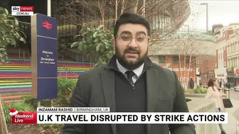 UK travel in turmoil as strike actions continues