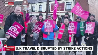 UK travel in turmoil as strike actions continues