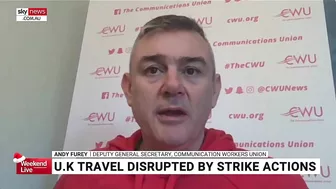 UK travel in turmoil as strike actions continues