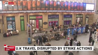 UK travel in turmoil as strike actions continues