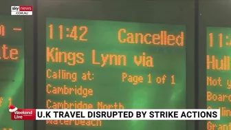 UK travel in turmoil as strike actions continues