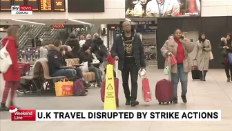 UK travel in turmoil as strike actions continues