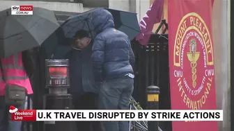 UK travel in turmoil as strike actions continues