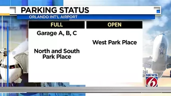 Major winter storm hampers travel at Orlando International Airport