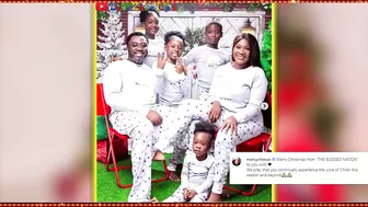 Merry Christmas From Nollywood Celebrities Mercy Chinwo, Frederick Leonard May Edochie Mercy Johnson