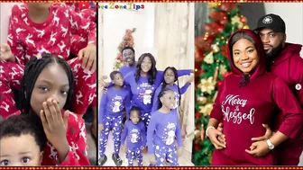 Merry Christmas From Nollywood Celebrities Mercy Chinwo, Frederick Leonard May Edochie Mercy Johnson