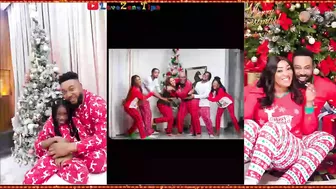 Merry Christmas From Nollywood Celebrities Mercy Chinwo, Frederick Leonard May Edochie Mercy Johnson