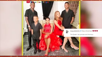 Merry Christmas From Nollywood Celebrities Mercy Chinwo, Frederick Leonard May Edochie Mercy Johnson