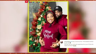 Merry Christmas From Nollywood Celebrities Mercy Chinwo, Frederick Leonard May Edochie Mercy Johnson