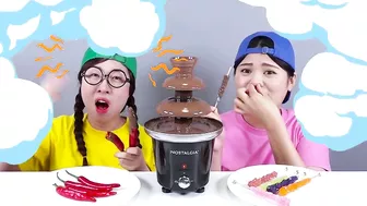 Chocolate Fondue Real Food Challenge DONA