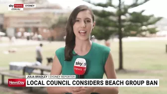 Local council considers beach group ban after rubbish left on Bronte Beach