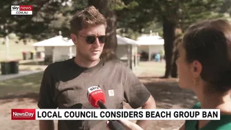 Local council considers beach group ban after rubbish left on Bronte Beach