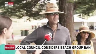 Local council considers beach group ban after rubbish left on Bronte Beach