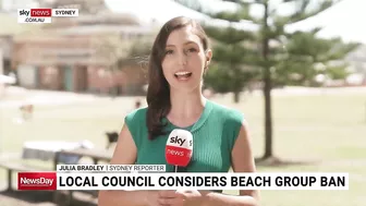 Local council considers beach group ban after rubbish left on Bronte Beach