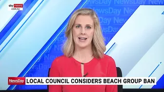 Local council considers beach group ban after rubbish left on Bronte Beach