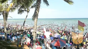 Mombasa Public Beaches Safety: Merrymakers Urged To Exercise Caution On The Beach