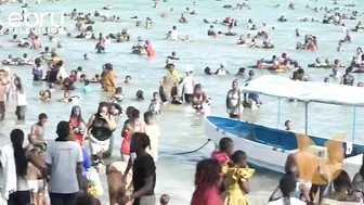 Mombasa Public Beaches Safety: Merrymakers Urged To Exercise Caution On The Beach