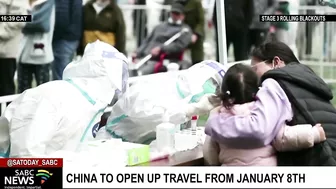 China to open up travel from January amid COVID-19