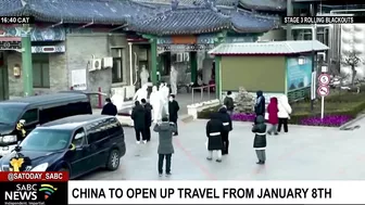 China to open up travel from January amid COVID-19