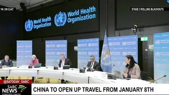 China to open up travel from January amid COVID-19