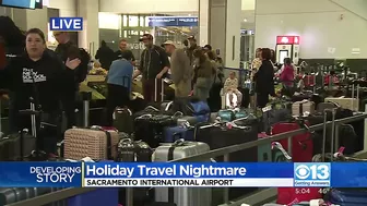 Holiday travel nightmare felt at Sacramento International Airport