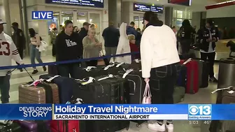 Holiday travel nightmare felt at Sacramento International Airport