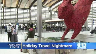 Holiday travel nightmare felt at Sacramento International Airport