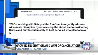 Travel troubles persist at Orlando International Airport