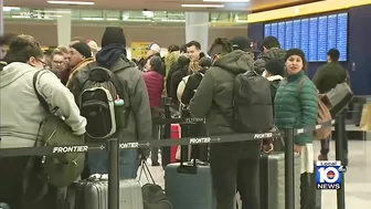 Holiday travel issues continue in South Florida, nationwide due to winter storm