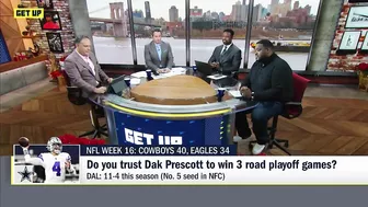 Dak Prescott will have to win 3️⃣ road playoff games...Can he do it ⁉️ | Get Up