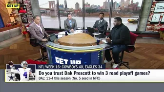 Dak Prescott will have to win 3️⃣ road playoff games...Can he do it ⁉️ | Get Up