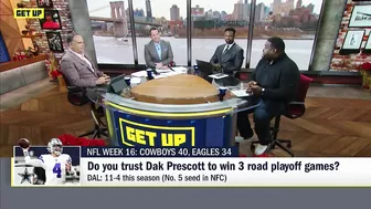 Dak Prescott will have to win 3️⃣ road playoff games...Can he do it ⁉️ | Get Up