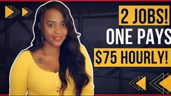 STARTING PAY? $75 HOURLY!! NEW FLEXIBLE PART TIME JOB + BONUS WORK FROM HOME JOB!