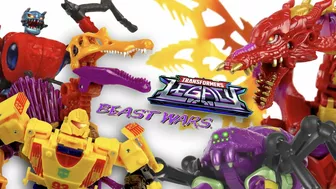 Transformers LEGACY: Beast Wars Stop Motion Compilation Volume 4 | Transformation Animation