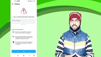instagram your content has been removed | instagram help us confirm you own this account problem
