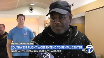 Southwest travel woes continue at California airport as travelers desperate for rental cars