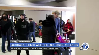 Southwest travel woes continue at California airport as travelers desperate for rental cars