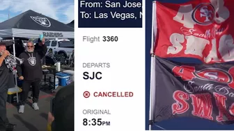 Southwest travel chaos impacting New Year's Eve plans for 49ers-Raiders fans heading to Las Vegas