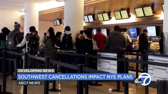 Southwest travel chaos impacting New Year's Eve plans for 49ers-Raiders fans heading to Las Vegas