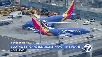 Southwest travel chaos impacting New Year's Eve plans for 49ers-Raiders fans heading to Las Vegas