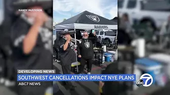 Southwest travel chaos impacting New Year's Eve plans for 49ers-Raiders fans heading to Las Vegas